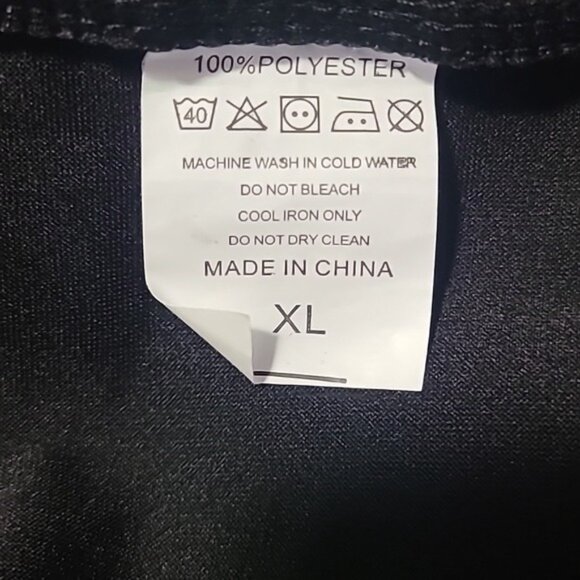 Dont Be Salty Graphic Black Tee XL 100% Polyester Short Sleeve Shirt - Picture 5 of 5